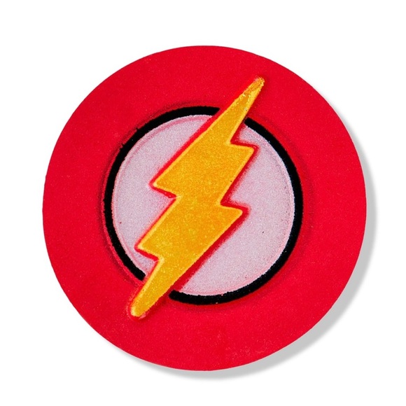 Hi Peach Layne JLA 4 Bath Bomb Bundle, Flash, Batman, Superman, Wond Woman - Picture 10 of 13